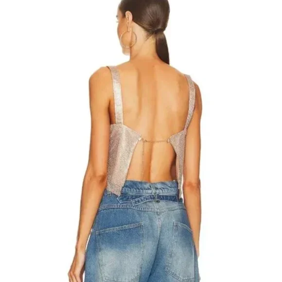 SNDYS AUDRINA TOP // GOLD - Picture 8 of 8